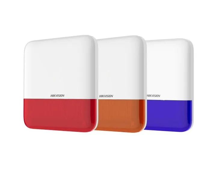 Hikvision DS-PS1-E-WB Wireless External Outdoor Sounder (Red Strobe)