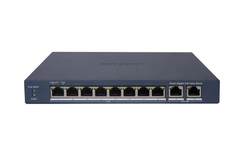 Hikvision DS-3E1510P-EI/M 10-Port Gigabit Smart Managed PoE Switch (60W)