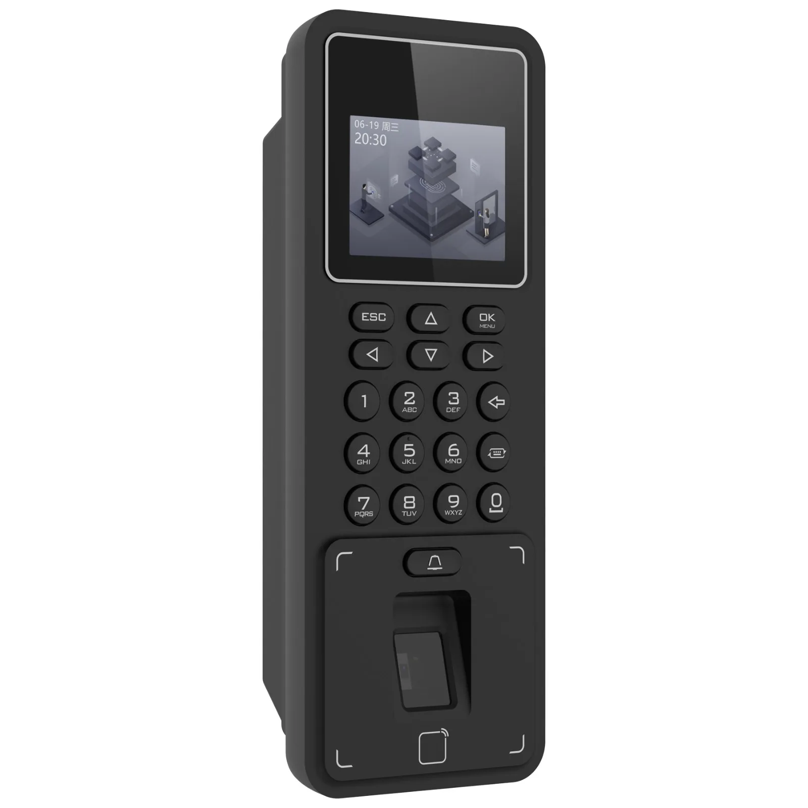 Hikvision DS-K1T808MFWX-B Fingerprint Terminal with Battery (Mifare)