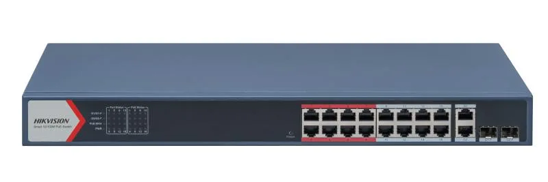 Hikvision DS-3E1318P-EI 18-Port Pro Series Smart Managed PoE Switch (130W)