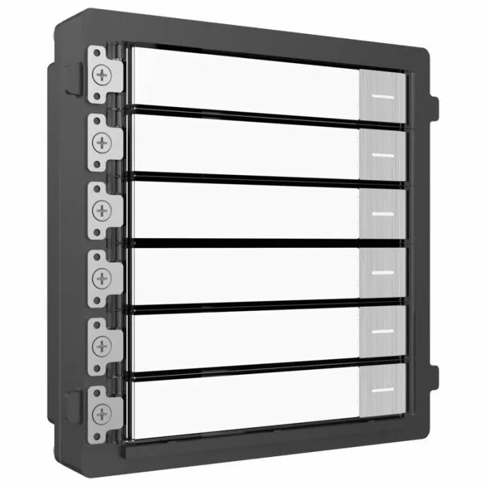 Hikvision DS-KD-KK Modular Name Tag Module (6 Call Buttons)