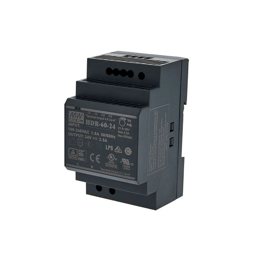 Hikvision DS-KAW60-2N 24V DC 60W DIN-Rail Power Supply