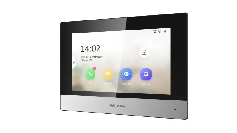Hikvision DS-KH6320-WTE1 7-Inch IP Touchscreen Indoor Station