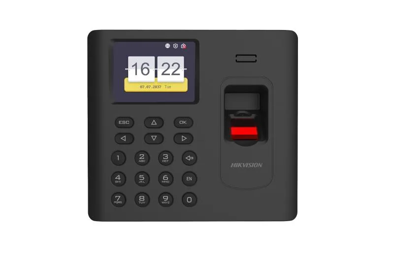 Hikvision DS-K1A802AMF-B Fingerprint Attendance Terminal with Battery (Mifare)