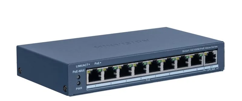 Hikvision DS-3E1309P-EI/M 9-Port Smart Managed PoE Switch (60W)